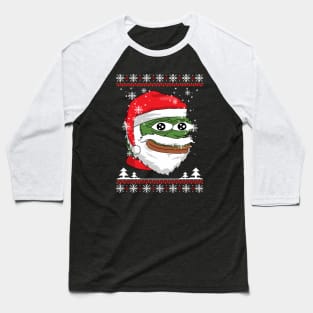 Santa Pepe FeelsOkayMan Baseball T-Shirt